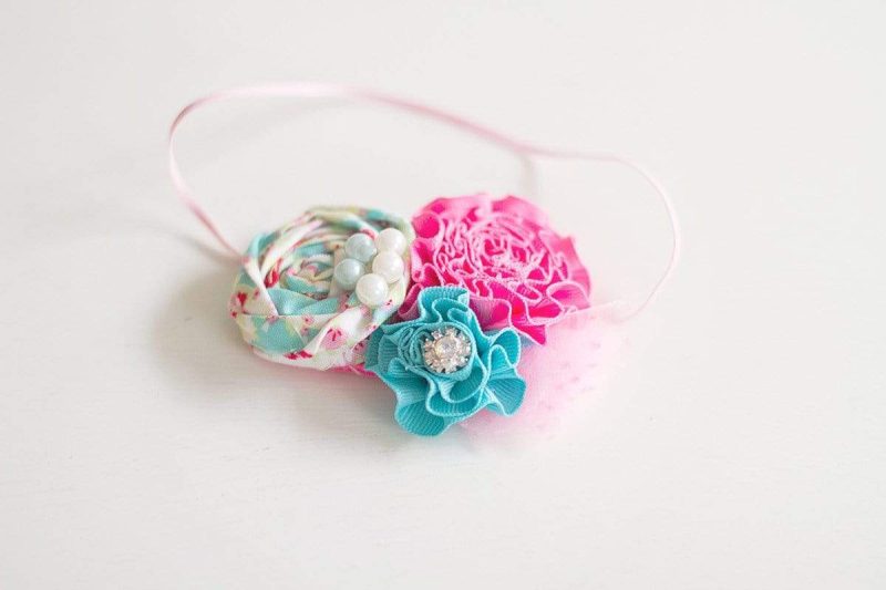 Kinder Kouture Accessory Headband Lola Rose Headband (Aqua)