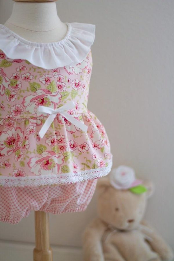 Kinder Kouture Baby Pink Summer Blooms Baby Set