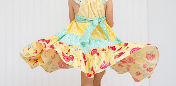 Banana Blooms Dress - Kinder Kouture