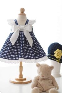 Blue Gingham Dress - Kinder Kouture