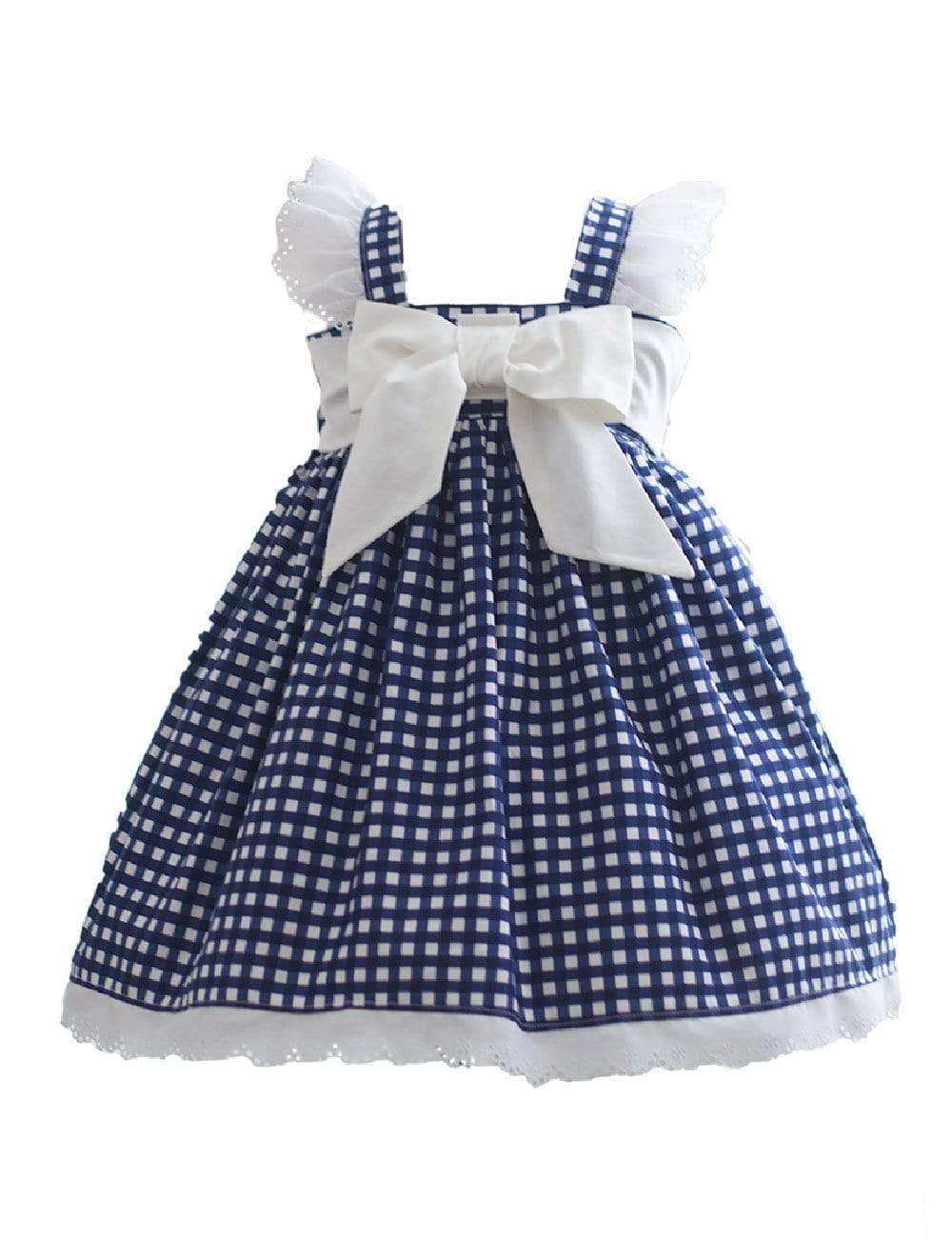 Blue Gingham Dress - Kinder Kouture