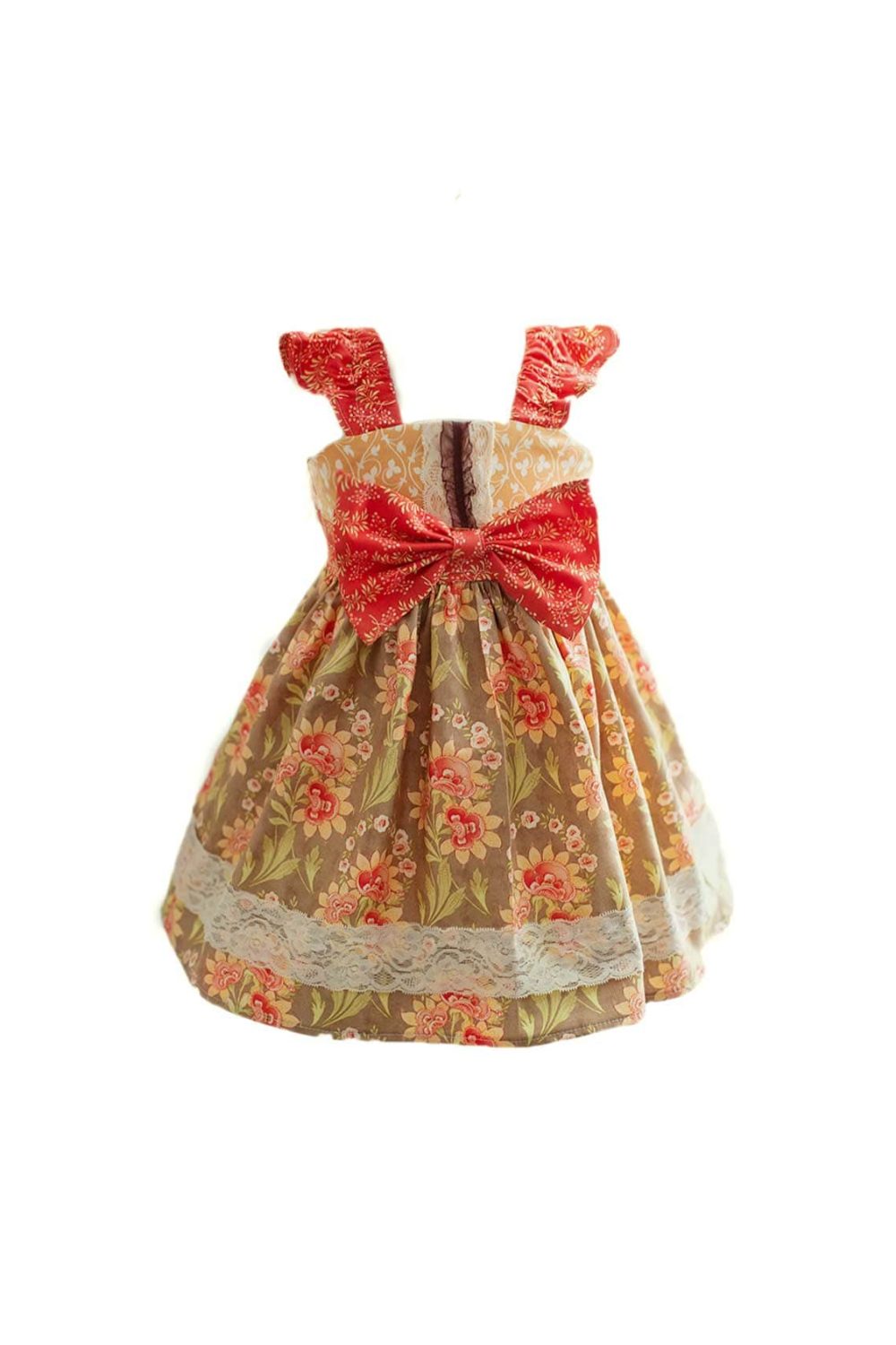 Cinnamon Avalon Dress - Kinder Kouture