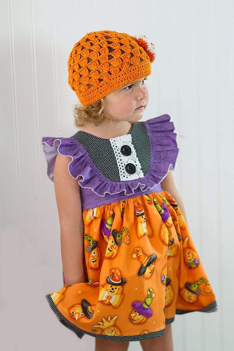 Kinder Kouture Dress Halloween Pumpkin Party Girls Dress