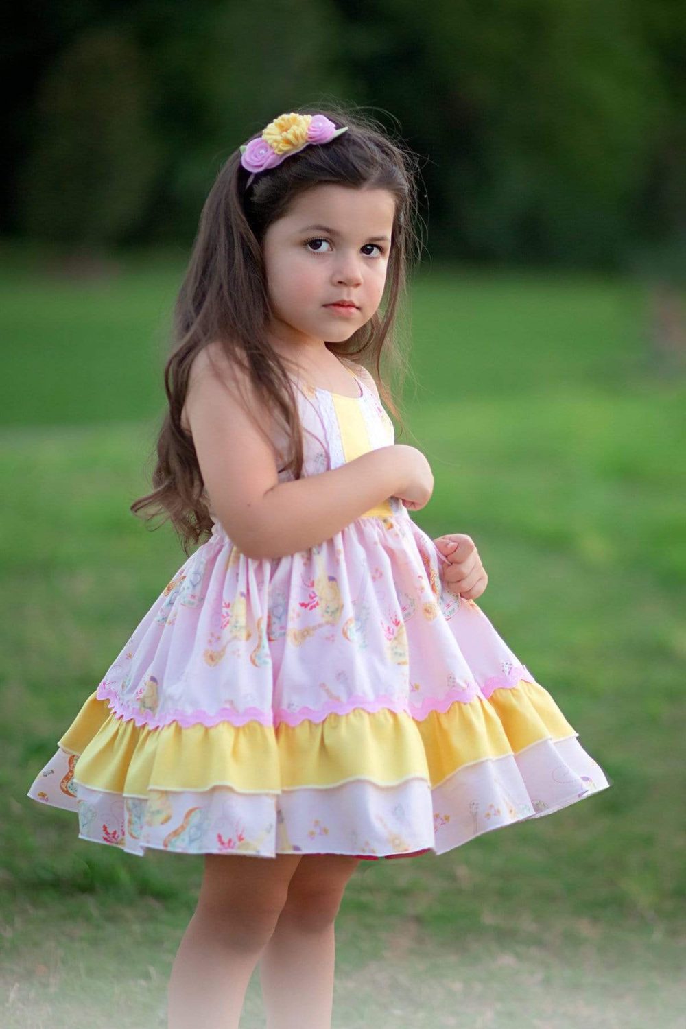 Kinder Kouture Dress Little Pink Guitar Dress
