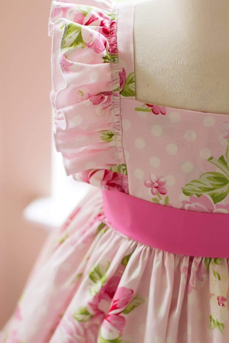 Baby Girl Evelyn Pink Dress - Kinder Kouture