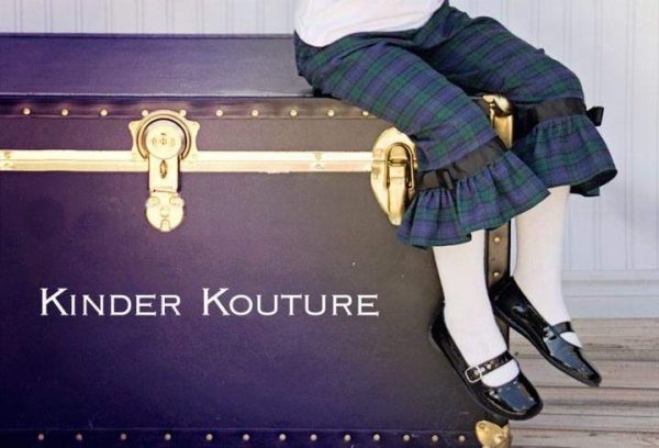 Kinder Kouture Pant Fall/Winter Girls Blackwatch Ruffle Pant