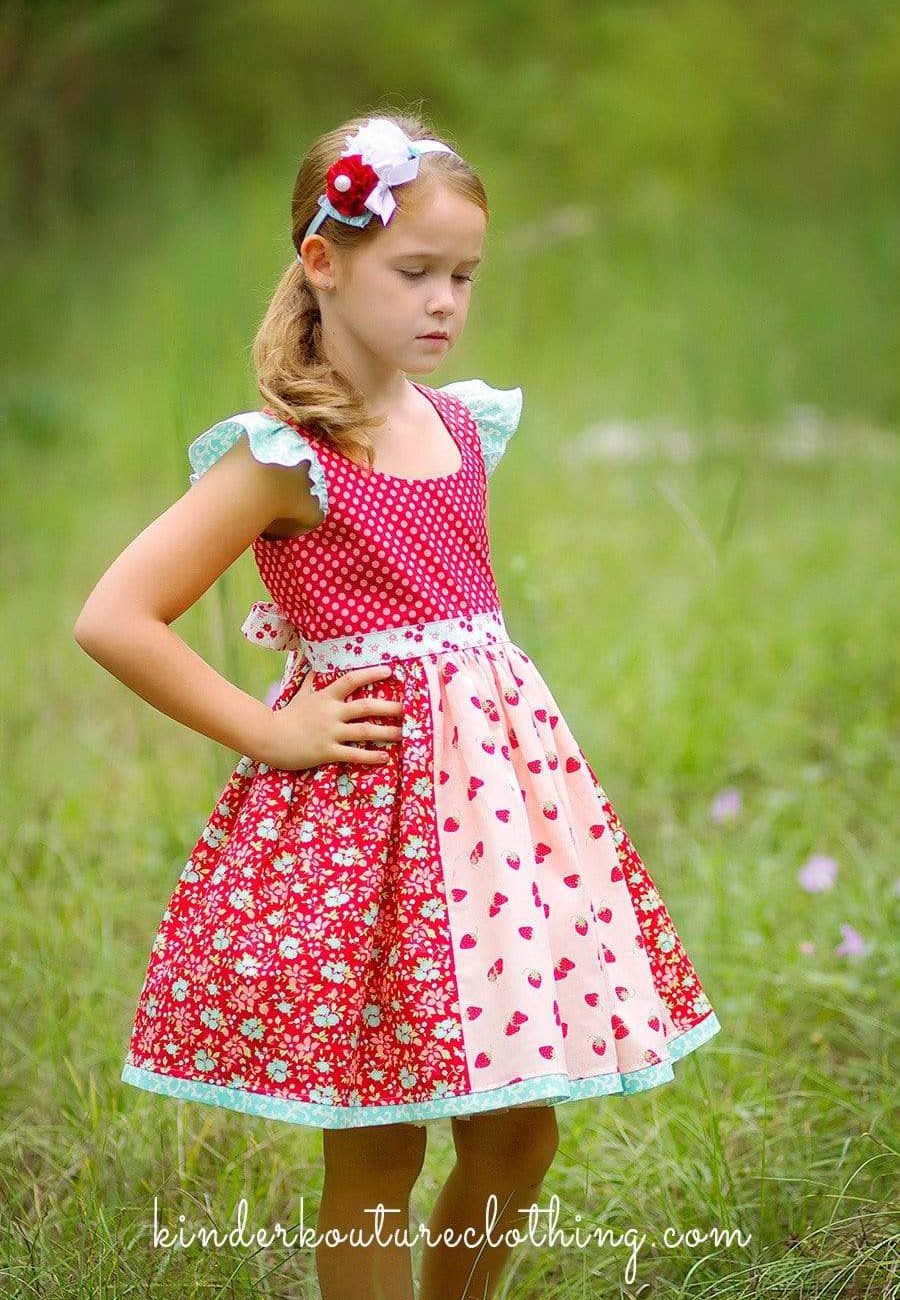 Strawberry Fields Dress - Kinder Kouture