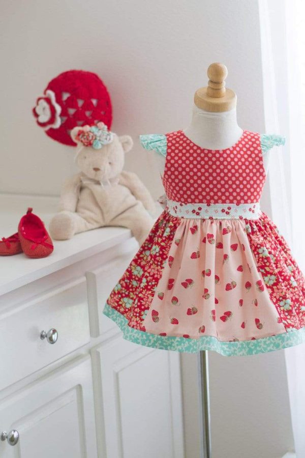 Strawberry Fields Dress - Kinder Kouture