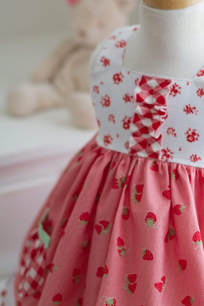 Strawberry Sweetheart Dress - Kinder Kouture
